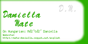 daniella mate business card